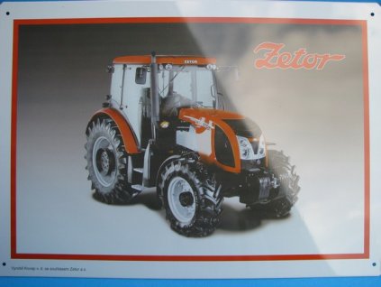 Plechová cedule Zetor Proxima - Kovap Plechové hračky