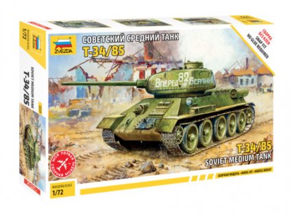 Tank T-34/85 stavebnice 1:72 Zvezda 5039