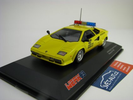 Lamborghini Countach Yellow Pace Car Monaco GP 1982 1:43 Werk83