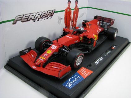 Ferrari F1 SF21 No.16 Leclerc Season Car 1:18 Bburago 16809L