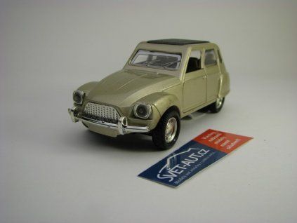 Citroen Dyane 11 cm Champagne metallic Pull back