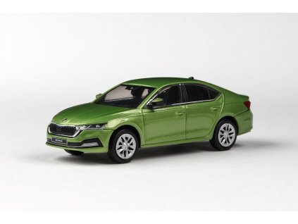 Škoda Octavia IV 2020 zelená Májová metalíza 1:43 Abrex