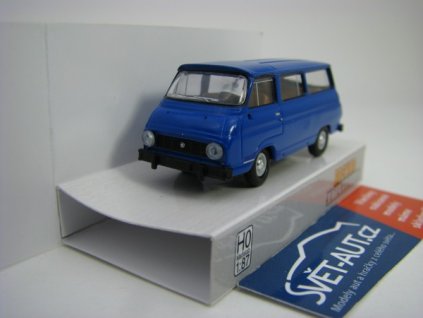 Škoda 1203 Bus 1969 modrá 1:87 HO Brekina 30800