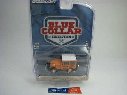 Jeep DJ-5 1974 1:64 Blue Collar série 9 Greenlight 35200