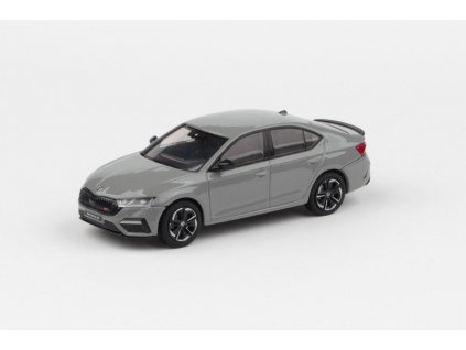 Škoda Octavia IV RS 2020 Šedá Steel Uni 1:43 Abrex