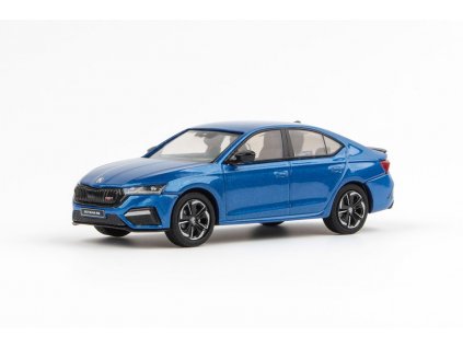 Škoda Octavia IV RS 2020 Modrá Race Metalíza 1:43 Abrex