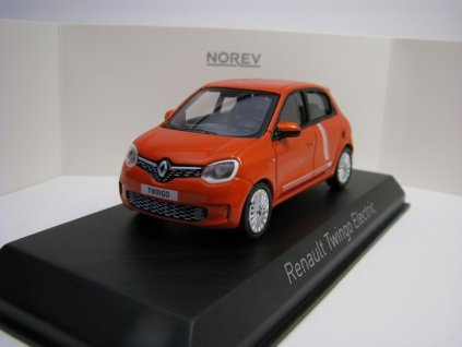 Renault Twingo Electric Vibes 2021 Valencia Orange 1:43 Norev 517420