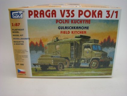 Praga V3S POKA 3/1 stavebnice 1:87 SDV 87160