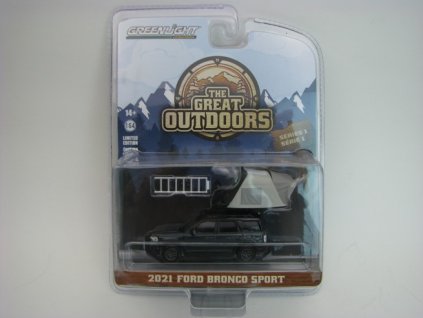 Ford Bronco Sport 2021 1:64 Great Outdoors série 1 Greenlight