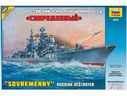 Torpédoborec Sovremennyj stavebnice 1:700 Zvezda 9054