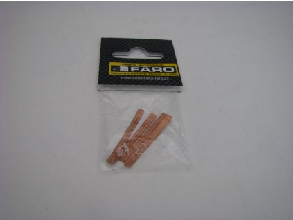 Stírací kartáčky Cu 35 mm k autům SRC autodráha ITES, FARO, EuropaCup, Gonio