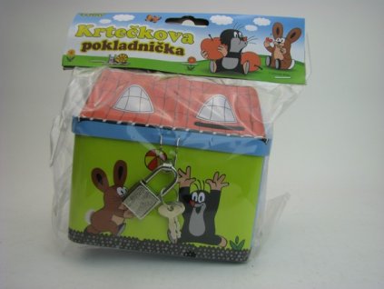 Krtečkova pokladnička domeček se zámkem Wiky