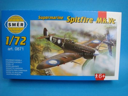 Letadlo Supermarine Spitfire Mk.Vc 1:72 Směr 0871