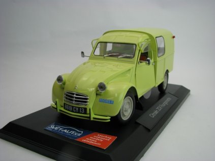 Citroen 2CV Fourgonnette AK350 1966 Pastis Yellow 1:18 Norev