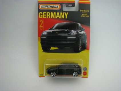 Porsche Cayenne Turbo Black Matchbox Germany 2022