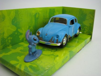 Volkswagen Beetle a figurka Stitch Disney Jada Toys