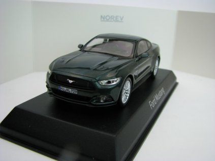 Ford Mustang 2015 Green metallic 1:43 Norev 270558
