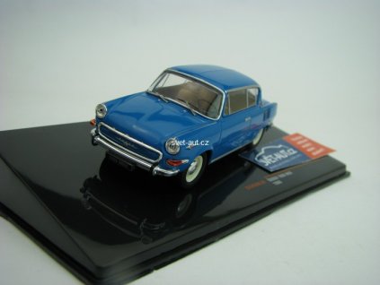 Škoda 1000 MBX 1966 Blue 1:43 Ixo CLC432N