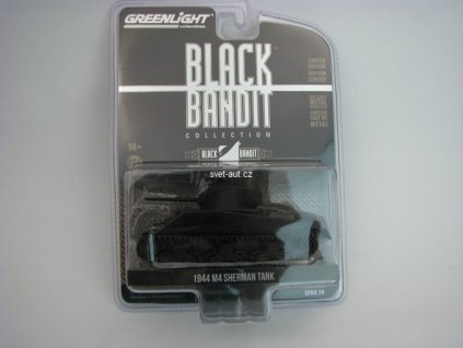 Tank Sherman M4 1944 Black Bandit série 26 1:64 Greenlight