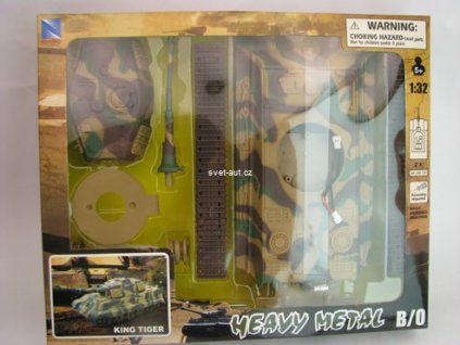 Tank Tiger s pohonem 2 AA 1,5V stavebnice 1:32 New Ray