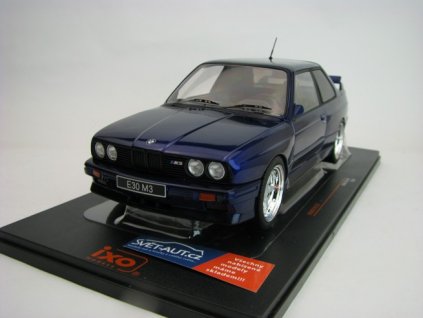 BMW E30 M3 1989 Blue 1:18 Ixo models 18CMC122