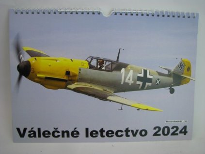 Nástěnný měsíční kalendář 2024 Válečné letectvo