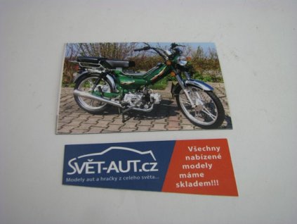 Magnetka Jawa Babeta zelená č.10 7x5 cm