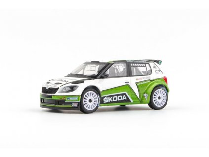 Škoda Fabia II FL S2000 2010 Škoda Motorsport Design 2012 II - Asfaltová Kola 1:43 Abrex