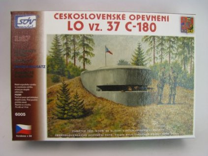 Československé opevnění LO vz. 37 TYP C-180 stavebnice 1:87 SDV 6005