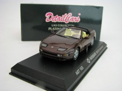 Nissan 300 ZX Convertible Brown 1:43 Detailcars Titanium