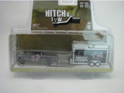 Dodge Ram 2500 and Merchandise Trailer 1:64 Hitch & Tow Greenlight 32270-C