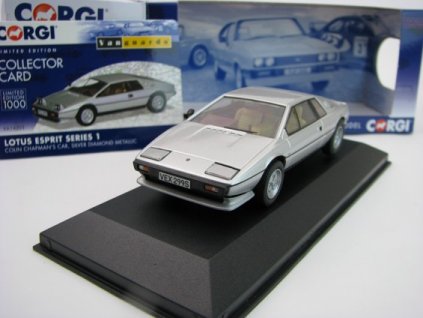 Lotus Esprit Series 1 Collin Chapman Silver 1:43 Corgi Vanguards 14203