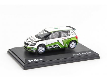 Škoda Fabia II FL S2000 Škoda Motorsport Design 2012 II - Šotolinová Kola 1:43 Abrex