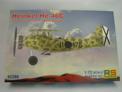 Letadlo Heinkel He-46C stavebnice 1:72 RS Models
