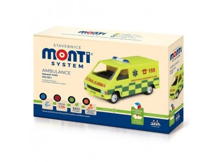 Renault Trafic Ambulance Žlutá 1:35 Seva Monti System 06.1