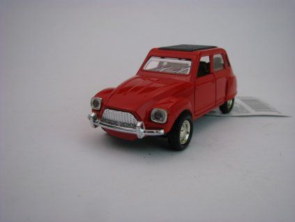 Citroen Dyane 11 cm Red Pull back