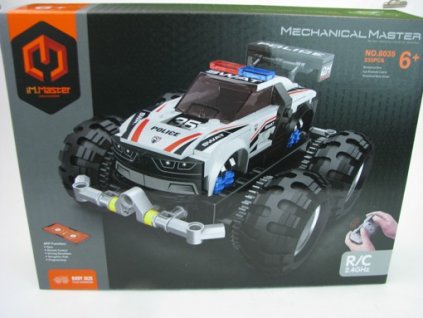 Stavebnice RC Auto Policie 2,4 GHz Mechanical Master 8035