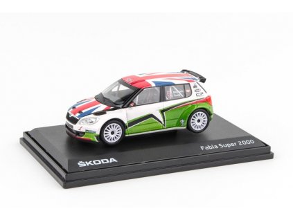 Škoda Fabia II FL S2000 2010 Škoda UK Mikkelsen Design 2011 1:43 Abrex