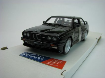 BMW 3 Series M3 1988 exclusiv edition Holland Black 1:24 Bburago