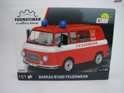 COBI 24594 Barkas B1000 hasiči stavebnice 1:35 Youngtimer collection