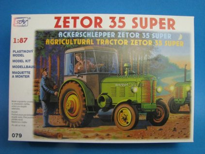 Traktor Zetor 35 Super Kit 1:87 SDV 079