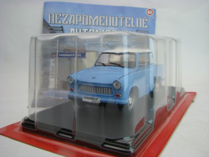 Trabant 601 Universal 1988 Blue 1:24 Atlas Hachette s časopisem