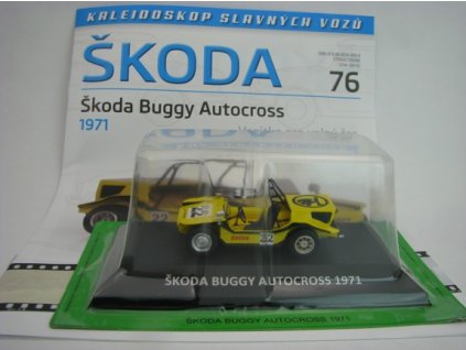 Časopis 76 s modelem Škoda Buggy Autocross 1971 1:43 Atlas Deagostini