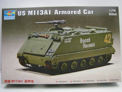 US M113A1 Armored Car Kit 1:72 Trumpeter