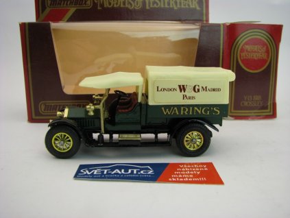 Crossley Lorry 1918 Warings Green Matchbox-Yesteryear Y-13