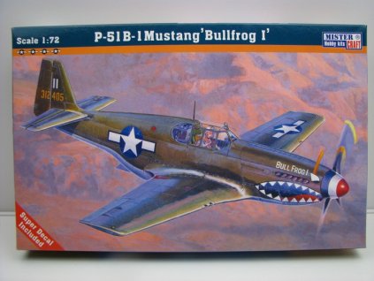 Stavebnice letadla P-51B-1 Mustang Bullfrog 1:72 Craft MC3C46
