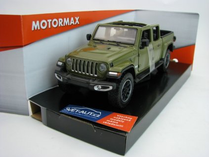 Jeep Gladiator Overland Open Top 2021 Olive 1:27 Motor Max