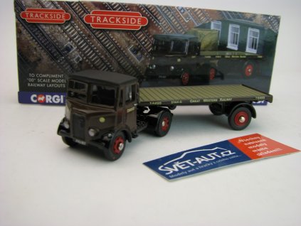 Thornycroft Nippy Dropside Trailer GWR Corgi