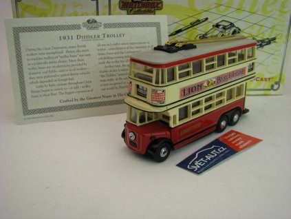 Diddler Troley London 1931 Matchbox Collectibles YET03-M