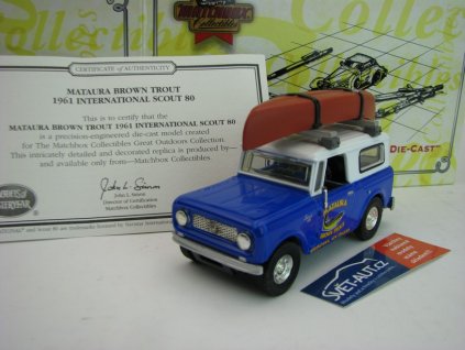 International Scout 80 Mataura Brown Trout Matchbox Collectibles YYM38054